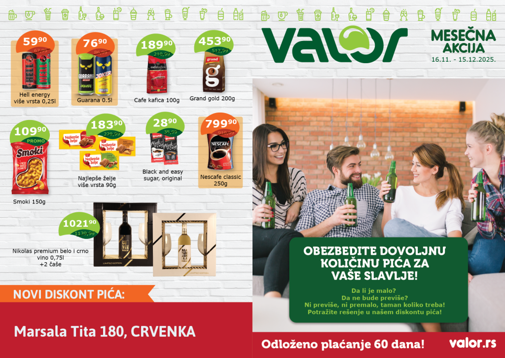 ValorLetak mesecna akcija NOV 1 4 01