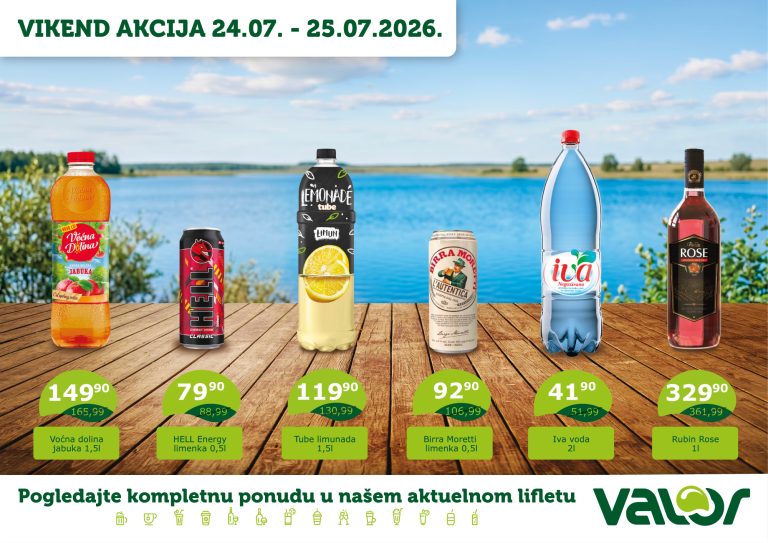 Početna 7 VALOR Vikend akcija 20260721