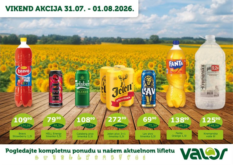 VALOR Vikend akcija 20260728