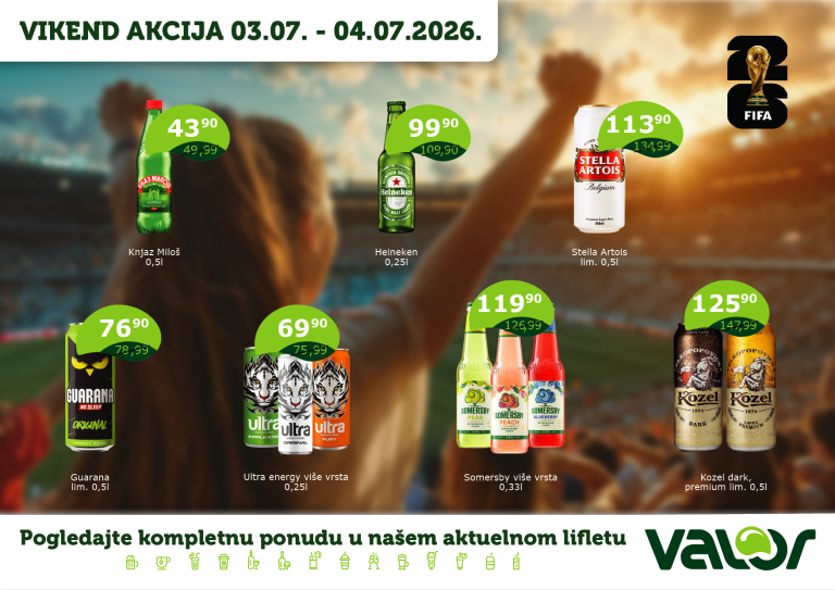 Početna 7 Valor VIKEND AKCIJA jun 3 01